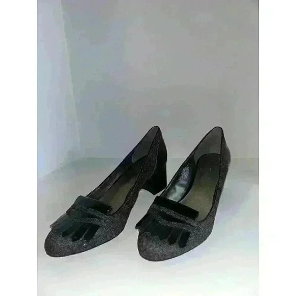 Bandolino Shoes - Bandolino  2" Block Heels Bdodonna10 M Grey w/Black fridge on Top